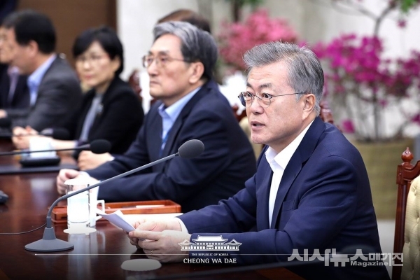 문재인 대통령, 흔들림 없이 남북관계 고삐죈다