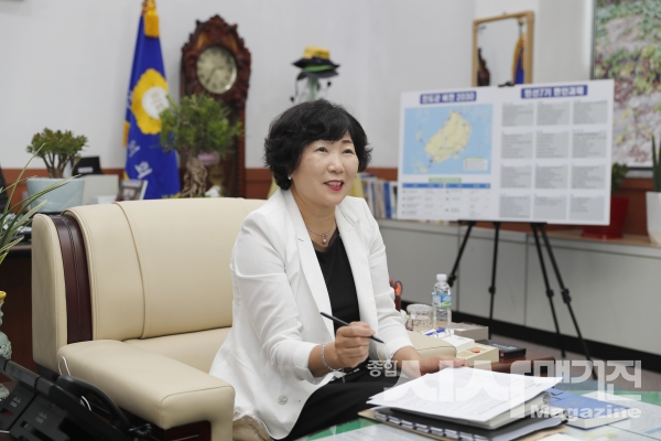 “여성, 안전, 봉사를 모토로 발전하는 진도군 의회를 만들겠습니다”
