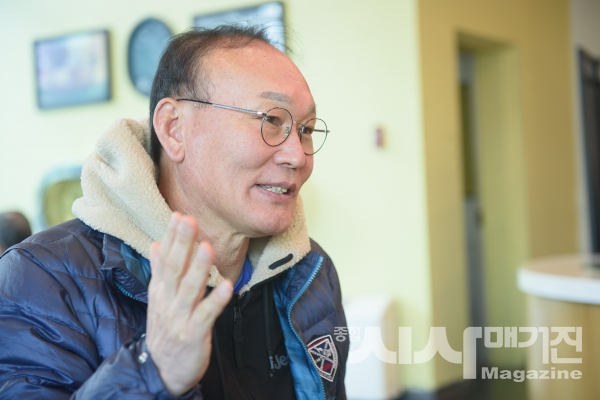 “섬김의 리더십으로 봉사하고,  복지의 차원으로 체육회 활동할 계획입니다”